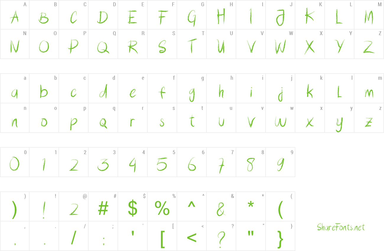 Font Lousiana Brush preview